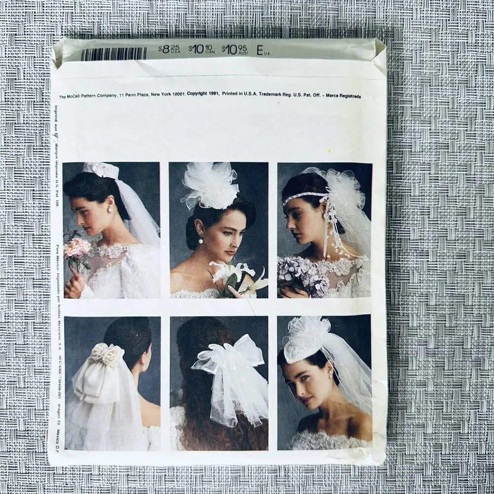 McCalls bridal veils